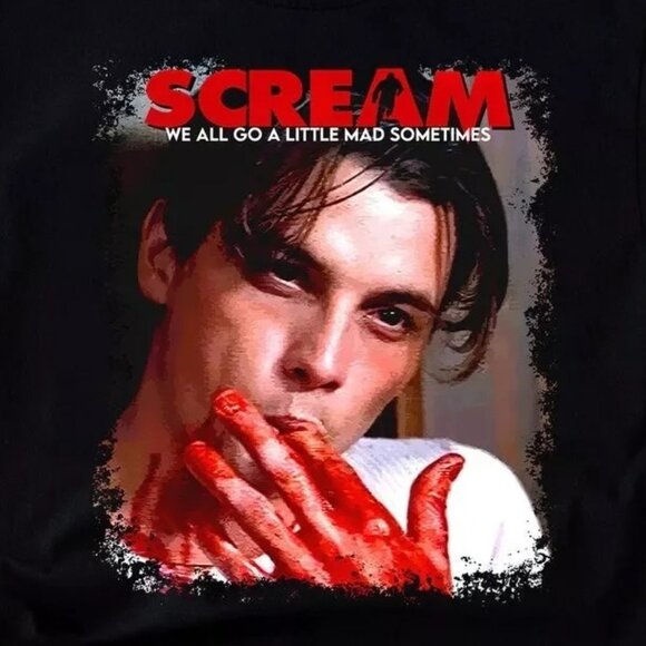 Scream Movie Billy Loomis Skeet Ulrich Horror Film Fan Gift Graphic T-Shirt 05 - Picture 2 of 5